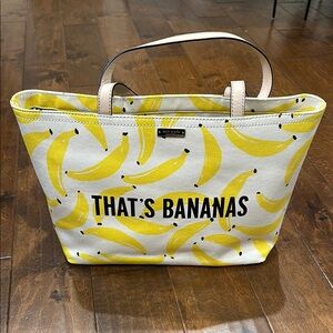 Kate Spade Yellow Banana Print Women's Bag
